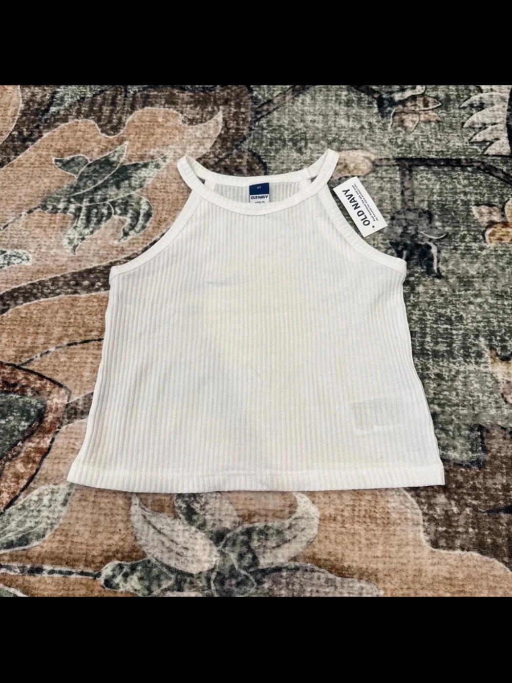 Fitted Ribbed Halter Tank Top for Toddler Girls size 2t old navy Nwt